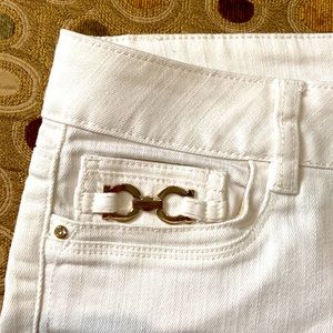 🌷CUTE FOR SUMMER! Bright White “BLANC” Ankle Slim Fit Denim Pant